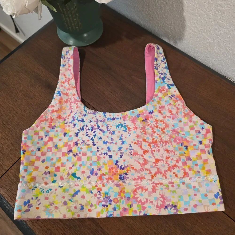 Fabletics Reversible Sports Bra Sz M